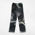 thumbnail image 3 of Demon Slayer Muichiro Tokito Pajama Pants Long Sleep Pants Soft Elastic Waist PJ Bottoms Lounge Pants, 3 of 7