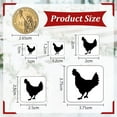 thumbnail image 2 of 480pcs 4 Styles Black Meal Stickers 1.5 inch Food Choice Sticker Rooster/Carrot/Fish/Cattle Wedding Meal Indicator Stickers Kitchen Stickers for Place Card Wedding Party Supplies DIY Mixed Shapes, 2 of 6