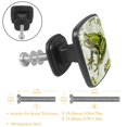 thumbnail image 3 of 4 Pcs Cabinet Handle Drawer Pulls Frog Knobs with Screws Square Furniture Office Cabinet Knob Decoration, 3 of 7
