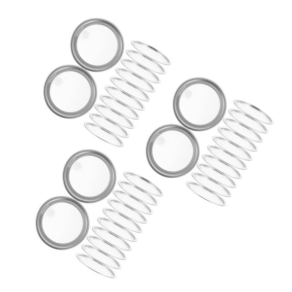 WORGEOUS 60 pcs Can Lids Aluminum Soda Can Sealing Lids Wide Mouth Beverage Can Lids