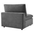 thumbnail image 2 of Modway Commix Down Filled Overstuffed Performance Velvet 3-Seater Sofa in Gray, 2 of 10