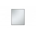 thumbnail image 1 of Elegant Decor MR43036BK 30 in. Metal Frame Rectangle Mirror in Black, 1 of 3