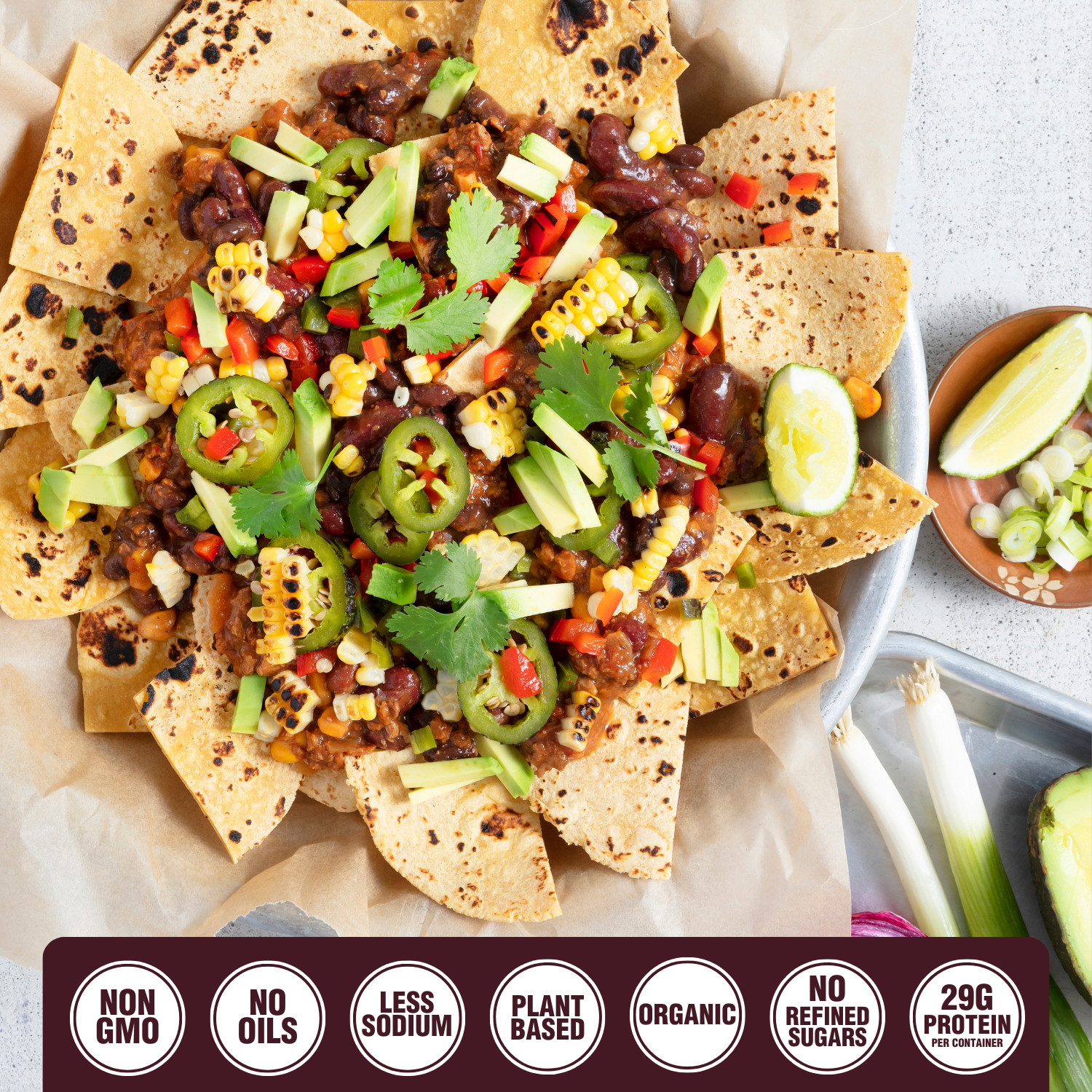 (6 pack) PLANTSTRONG Chunky Chipotle Chili - Protein Packed, Shelf-Stable, Great Source of Fiber