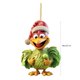 thumbnail image 2 of ¡Ofertas de Clearance!, Adornos navideños divertidos, adornos colgantes para fiestas navideñas, colgante de pollo acrílico para fiestas navideñas Akmoler, 2 of 6