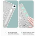 thumbnail image 6 of Dteck Business Case for iPad Air 13 Inch (M3/M2, 2025/2024), Strong Magnetic Auto Sleep Shockproof Case with Absorbing Multi-Angles Stand, Pen Holder, Card Slot,Gray, 6 of 9