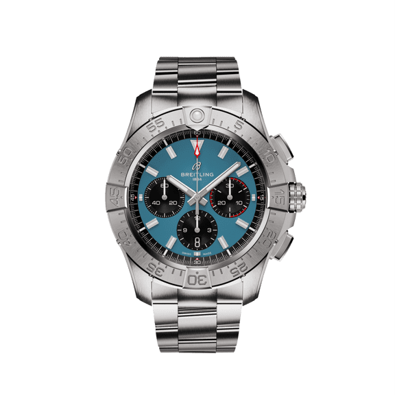 Breitling Avenger B01 Chronograph 44 Blue Dial Stainless Steel Men's Watch AB0147101C1A1