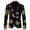 #01-Gold, variant on Men's Christmas Snowflake Tree Print Blazer Jacket Notched Lapel Button Down Party Outerwear for Winter Holiday Festive