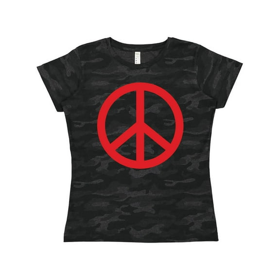 Inktastic Fun Red Peace Sign Women's T-Shirt