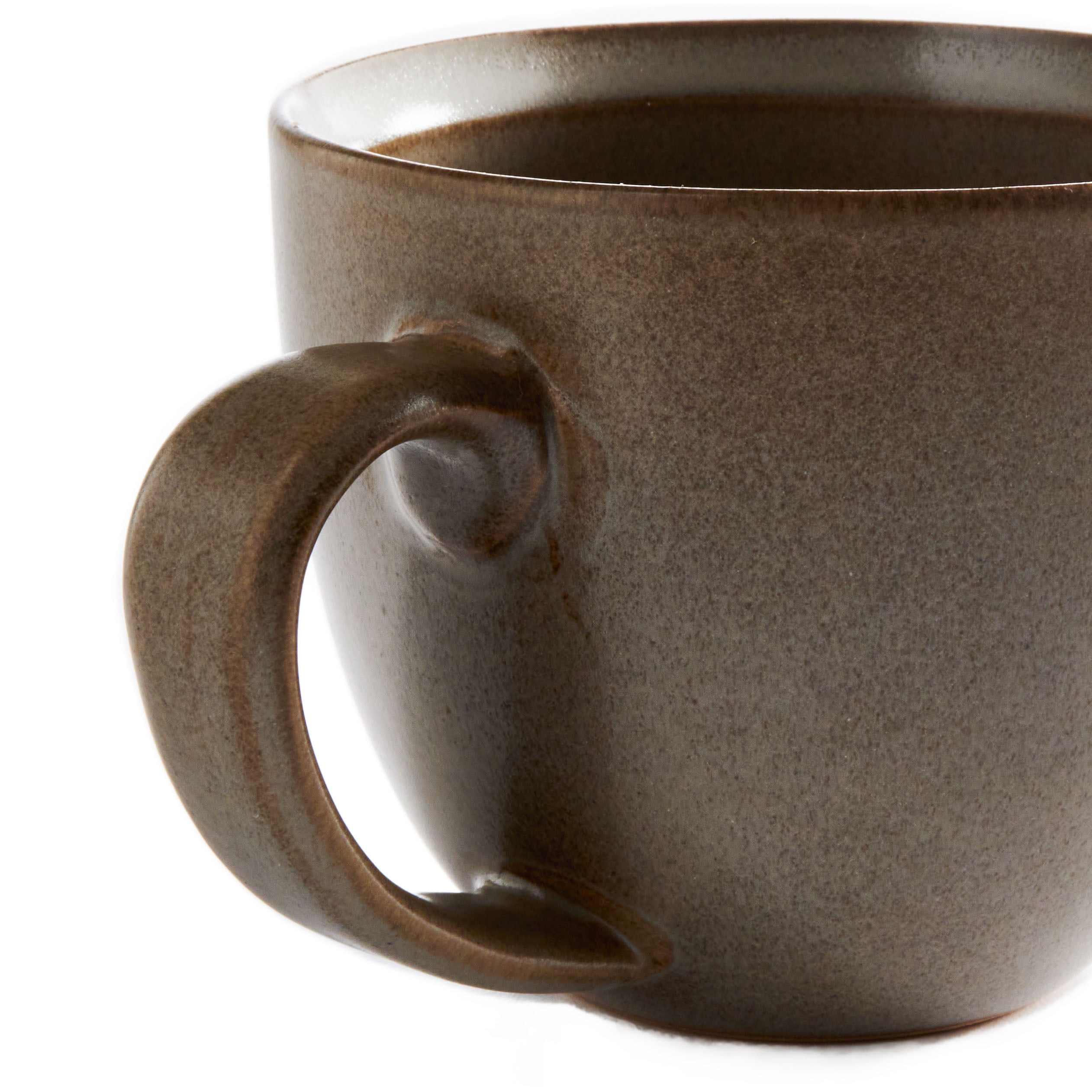 (2 pack) Better Homes and Gardens Banks Brown 14.2-ounce Stoneware Mug