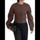 thumbnail image 1 of Blazer Corto con Botones para Mujer, Ropa Informal de Negocios para Otoño e Invierno. Color Café L, 1 of 8