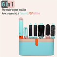 thumbnail image 4 of 6In1 MultiFunctional Hair Dryer Comb Set Hot AirStyler Hair Curler Straightening Curling Iron Styling Brush Tool EU Plug, 4 of 5