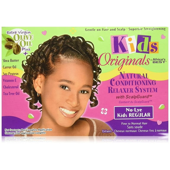 Africa's Best Kids Originals NaturalConditioning No-Lye Relaxer System, Regular Strength, 1 Ct