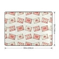 thumbnail image 2 of Area Rugs For Living Room Decor - heart envelope Pattern Soft Anti Slip Throw Washable Rugs 5x7 For Bedroom, Indoor Carpet For Bedroom Living Room 80x58In, 2 of 7