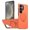 Orange, variant on For Samsung Galaxy A56 5G Ultra Slim Hybrid TPU PC Protective Cover with Metal Rotation Holder , Military Grade Shockproof Phone Case Cover,Red