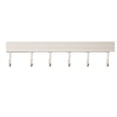 thumbnail image 1 of Perchero de pared de aluminio para utensilios de cocina, con 6 ganchos de 30 cm, para colgar cucharas, palas y tablas de cortar, color blanco, 1 of 13
