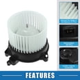 thumbnail image 3 of Motor de soplador de calefacción HVAC Unique Bargains No.NE5161B10 Conjunto de ventilador de motor de soplador HVAC para Mazda MX-5 Miata 2006-2015, 3 of 6