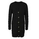 thumbnail image 5 of Cárdigan Largo De Punto De Gran Tamaño Para Mujer, Manga Larga, Bolsillo Negro S Yuyangstore Chaqueta de punto, 5 of 7