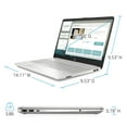 thumbnail image 4 of HP 15.6" Laptop, Intel Core i5-1137G7, 8GB RAM, 512GB SSD, Windows 10 Home, Silver, 15-dw3005wm, 4 of 8