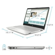 HP 15.6 Laptop, Intel Core i5-1137G7, 8GB RAM, 512GB SSD, Windows 10 Home, Silver, 15-dw3005wm