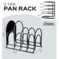 thumbnail image 3 of Cuisinel Heavy Duty Pots and Pans Organizer Rack, 3 of 8