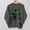 A875 Dark Gray, variant on St. Patrick's Day Sweatshirt for Women Plaid Shamrock Graphic Crewneck Long Sleeve Pullover Relaxed Fit Festive Holiday Casual Clothes