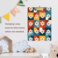 thumbnail image 4 of FORMRS Acrylic Clipboard with Low Profile Clip Standard A4 Letter Size, 12.5" x 9", Yellow Checkered Daisy, 4 of 8