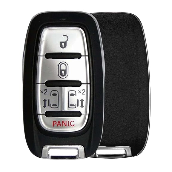 AKS KEYS Replacement for Chrysler Key Fob 5 Buttons That Use FCC M3N-97395900 and Part Number 68241531AB