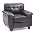 thumbnail image 3 of Glory Furniture Gallant Faux Leather Chair in Cappuccino, 3 of 6