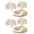 thumbnail image 2 of DIY Wood Chips, 20Pcs Tree Shape Wood Chips Composite Wood  For Home Decoration For DIY Crafts, 2 of 8