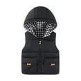thumbnail image 4 of WOLLED 3-10Y Toddler Boys Girls Hooded Horse Jacket Kids down Cotton Vest Fall Thickened Warm Sleeveless Outerwear Coats, 4 of 8