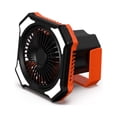 thumbnail image 1 of Fan que acampa multifuncional con la fan operada por batería de la luz LED USB, 1 of 8