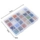 thumbnail image 5 of Cuentas De Vidrio 1200 cuentas de cristal de 0.236 in, 24 colores, cuentas de cristal facetadas Rondelle (B) Likrtyny Libre de BPA, 5 of 6