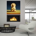 thumbnail image 6 of Epic Art 'Yoga Chick Lotus' by Lucia Heffernan, 36"x36", 6 of 8