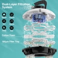thumbnail image 3 of Cordless Robotic Pool Cleaner, Winny Pool Cleaner Automatic Pool Vacuum with Dual Filters, 80 Mins Runtime, Ideal for Flat Above Pools up to 645 Sq.ft (White and Green), 3 of 9