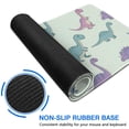 thumbnail image 6 of Long Mouse Pads for Desk,Colorful Dinosaur Assortment Pattern Desk Mats on Top Of Desks, Desk Mouse Pad Extra Large with 3mm Non-Slip Base and Stitched Edge for Gaming,Office,Work,Home 31.5"x11.8", 6 of 6
