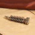 thumbnail image 3 of Brass Handmade Pagoda Statue Collection Desktop Ornament Chinese Old, 3 of 3