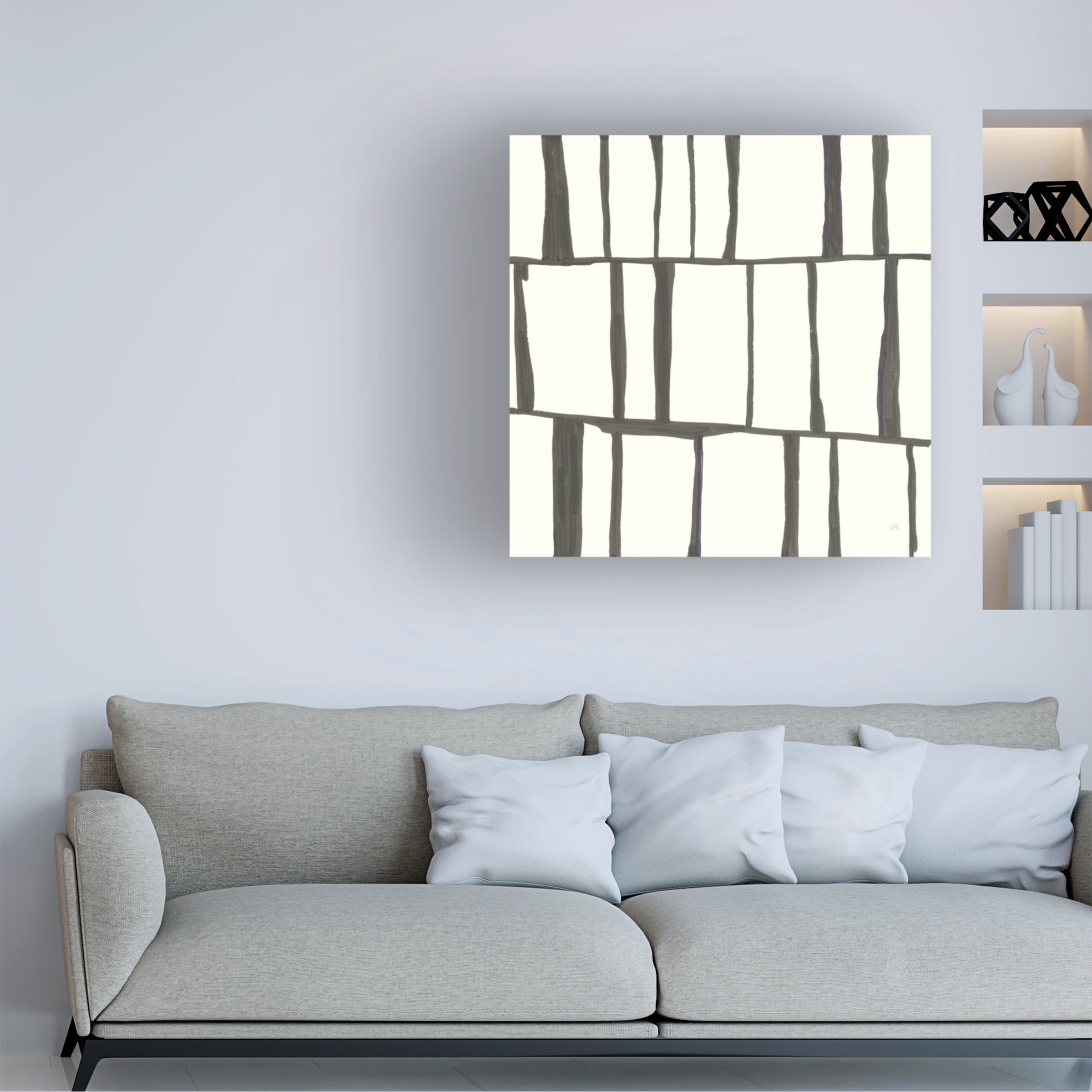 Trademark Fine Art 'Graphics X' Canvas Art by Chris Paschke