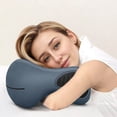 thumbnail image 2 of Memory Foam Travel Neck Pillow - 360° All-Round Head Support for Airplane, Car, Train & Bus, Breathable Comfort for Long Flights, Office & Home Use - Portable Travel Essential, 2 of 9