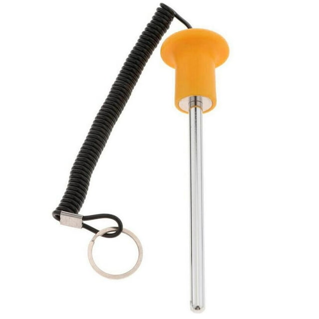 Thinsony Accessoires de Machine de Poids Épingle Multifonction en Acier Inoxydable Jaune 8x80mm Orange 8x125mm