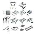 thumbnail image 2 of Almencla RC Car Upgrade Parts Set Front Rear Shock Mounts Spare Parts RC Front Rear Swing Arm for 1/16 Short Course Drifting Car 16209 titanium, 2 of 8