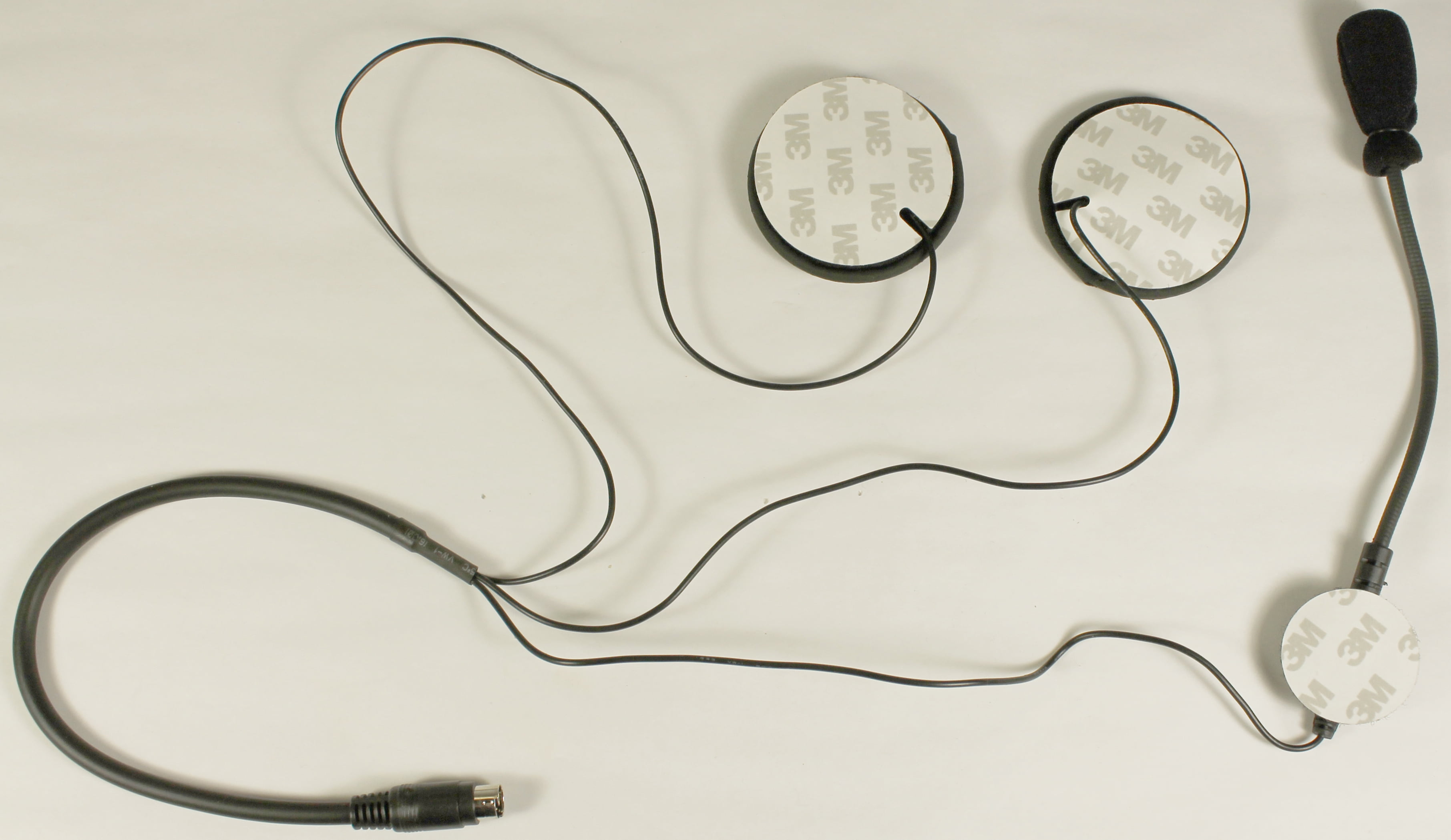 PRYME SPM-803B Highway™ Series in-Helmet Motorcycle MIC and Speaker KIT for Open FACE Helmets w/PTT to Mount on Handlebars