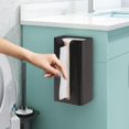 thumbnail image 4 of Dispensador de pañuelos de papel de acero inoxidable para pared, soporte para dispensador de toallas de papel para baño y cocina, 4 of 5