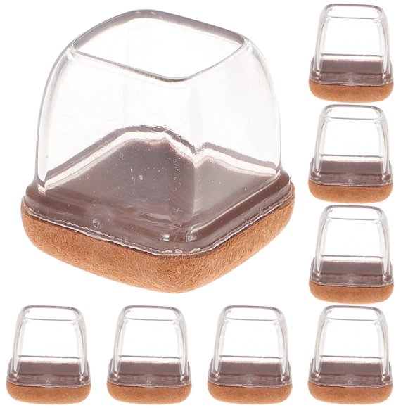 BALAHAPY 8Ud Cubiertas Protectores De Patas Para Sillas Transparente Resistentes Y Prácticas
