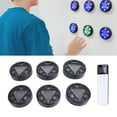 thumbnail image 1 of Kit De Entrenamiento De Luces De Agilidad Deportiva, 6 Funciones, Luz De Entrenamiento De Respuesta, Control Remoto, Mejora El Tiempo De Respuesta Para Entrenadores, Gimnasios, 1 of 7