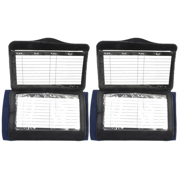 KAKOWELY 2 muñequeras de fútbol para jugar a las cartas, accesorio deportivo portátil