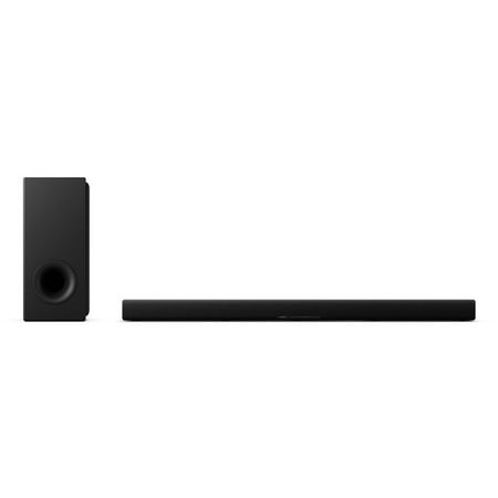 Yamaha - TRUE X BAR 50A Soundbar with Dolby Atmos, Wireless Subwoofer and Alexa Built-in - Black