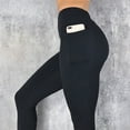 thumbnail image 2 of Mallas deportivas para mujer, pantalones de yoga con bolsillos, pantalones deportivos para correr, ropa deportiva elástica, pantalones deportivos de talla grande para mujer, 2 of 5