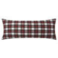thumbnail image 5 of Funda de Almohada Decorativa MIULEE 36x14 Pulgadas Cuadros Rojos y Blancos, 5 of 5