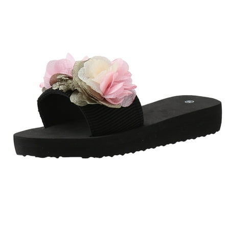 

KI-8jcuD Buble Slides Women Ladies Bohemian Bow Flowers Decoration Sandals Open Toe Beach Slippers Casual Shoes Summer Slippers Sunflower Flip Flops For Women Women Sandals Flip Flops Fancy Flip Flo
