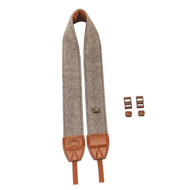 Miulika Camera Neck Strap Camera Strap for Men Women Photographers Comfortable Removable Brown